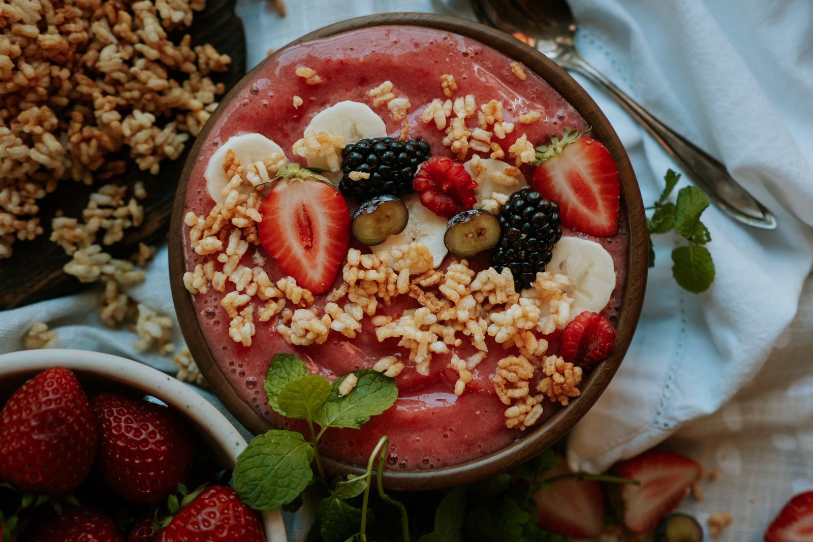 Recipe: Sugared Puffed Rice & Smoothie Bowl