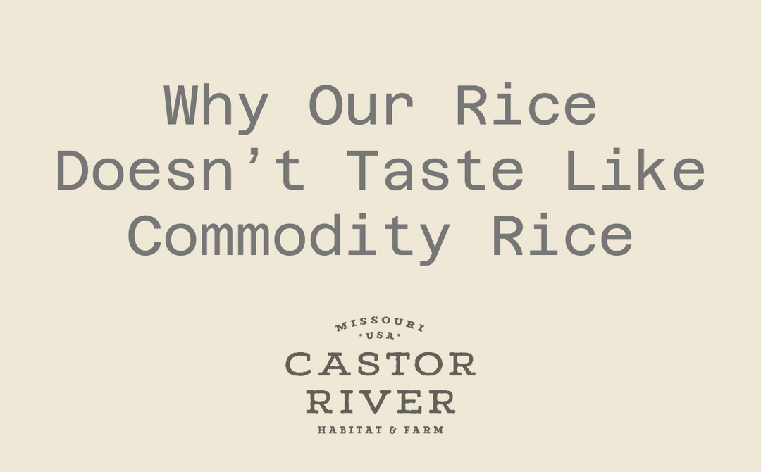 Why Our Rice Doesn’t Taste Like Commodity Rice
