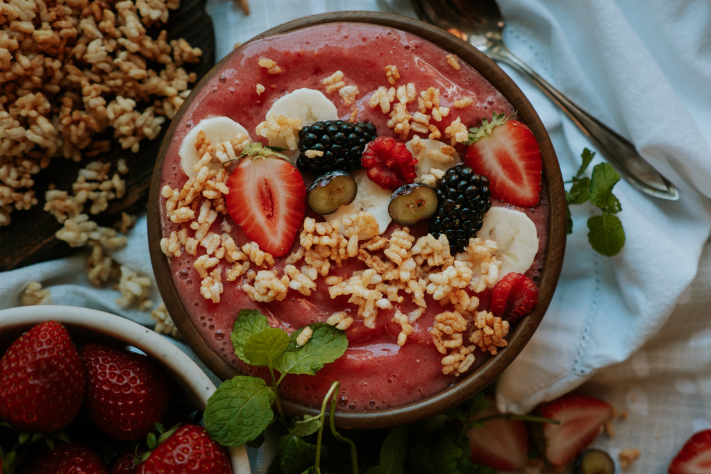 Sugared Puffed Rice & Smoothie Bowl