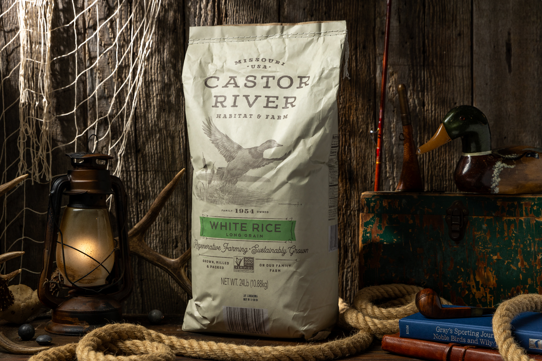 Cache River Rice 24lb Long-Grain Rice – Castor River Habitat & Farm